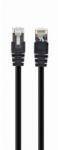 Gembird Patchcord Gembird PP6A-LSZHCU-BK-0.25M, S/FTP, Cat6a, 0.25m, Black (PP6A-LSZHCU-BK-0.25M) - flax