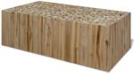 vidaXL Măsuță de cafea, 90x50x30 cm, tec natural (244556) Masa de cafea