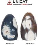  Obelisc Agata Orca Druzy Minerala Naturala - 100-109 x 65-66 x 37-47 mm - ( XXL) - 1 Buc