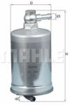 MAHLE filtru combustibil MAHLE KL 599 (KL 599) - automobilus