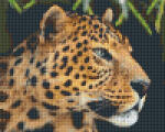 Pixelhobby Pixel szett 4 normál alaplappal, színekkel, leopárd (804441)