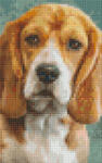 Pixelhobby Pixel szett 1 normál alaplappal, színekkel, kutya, basset hound (802092)