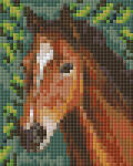 Pixelhobby Pixel szett 1 normál alaplappal, színekkel, ló (801318)