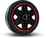 NRM Capace pentru NISSAN 15", FAST LUX ROȘU-NEGRU 4bc