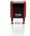 TRODAT 4910 3 soros bélyegző lenyomattal együtt Tűzpiros