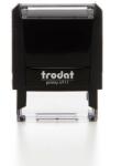 TRODAT 4911 Fekete Bélyegző lenyomattal együtt