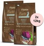 Fitmin Fitmin Purity Adult Rice Fish & Venison 2 x 12 kg