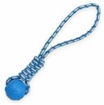 PET NOVA TPR minge pe frânghie, albastră - 40cm
