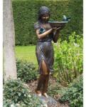 Thermobrass Statuie de bronz clasica Woman with vase fountain 162x65x50 cm