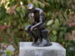 Thermobrass Statuie de bronz clasica Thinker of Rodin 29cm 29x12x24 cm