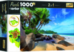 Trefl Trefl: Plajă tropicală - puzzle cu 1000 de piese + tăviță sortator cadou (10656) Puzzle
