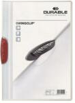 DURABLE Gyorsfűző, klipes, A4, DURABLE "Swingclip® 30", piros (DB226003) - irodaoutlet