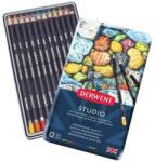 Derwent Set 12 creioane colorate Studio Derwent