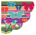  Servetel decorativ rotund Butterflies