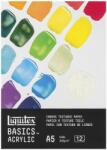 Liquitex Bloc acrilic Basics Liquitex, 21 x 29.7 cm (A4), 300 g/mp, 12 coli