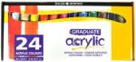 Daler-Rowney Set 24x22ml culori acrilice Graduate Daler Rowney