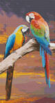 Pixelhobby Pixel szett 20 normál alaplappal, színekkel, papagájok (824018)