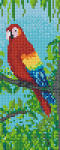 Pixelhobby Pixel szett 2 normál alaplappal, színekkel, papagáj (802050)