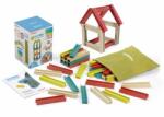 Miniland Set de constructii ECO Beams - STEM, Miniland Educational, Ecofriendly, lemn plastic (ML32150)