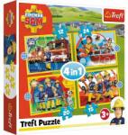 Trefl Sam, a bátor tűzoltó 4in1 35,48,54,70 db-os (34387)