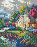 Pixelhobby Pixel szett 9 normál alaplappal, színekkel, templom (809015)