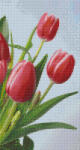 Pixelhobby Pixel szett 6 normál alaplappal, színekkel, tulipánok (806163)