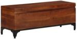 vidaXL Cufăr de depozitare, 110x35x41 cm, lemn masiv de acacia (328304)