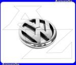 VW POLO 5 2009.06-2014.04 /6R/ Embléma első "VW" (króm/antracit) /Gyári alkatrész/ (Egyedi rendelésre, NEM visszáruzható) 6R0853600AULM