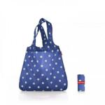 Reisenthel mini maxi shopper kék pöttyös bevásárló táska (AT0027-sotetkek)