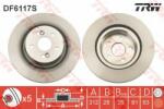 TRW Disc frana RENAULT CLIO III (BR0/1, CR0/1) (2005 - 2012) TRW DF6117S