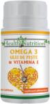 Health Nutrition Omega 3 ulei de peste 500 mg + Vitamina E 5mg, 60 cps, Health Nutrition