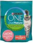 ONE 2x1, 4kg PURINA ONE Dual Nature Sterilized lazac & pirulina száraz macskatáp