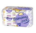 Bella Baby Happy Set 2 x 64 Servetele Umede Lapte si Miere Happy Milk&Honey (BEMSCCO223)