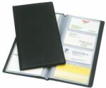 ESSELTE Névjegytartó ESSELTE Standard pvc borítású karton 128 db-os fekete (1 csomag tartalma 10 darab) (56837)