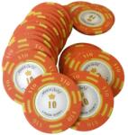 MagazinulDeSah Jeton Poker Montecarlo 14 grame Clay, inscriptionat 10 (2)