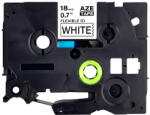 AIMO Banda flexibila compatibila Brother TZe-FX241, 18 mm, negru pe alb, pentru identificare fire, cabluri si echipamente electrice (BHATZEFX241)