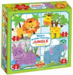 Dohány Bébi puzzle Az én első puzzlem Dzsungel Dohány 4-6-9-12 darabos 24 hó-tól (DH500100)