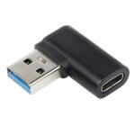  Adaptor USB 3.1 type C la USB-A M-T unghi 90 grade, kur31-26 (KUR31-26)