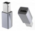  Adaptor USB 2.0 type C la USB-B M-T aluminiu, kur31-23 (KUR31-23)