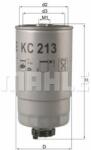 MAHLE filtru combustibil MAHLE KC 213 (KC 213) - automobilus