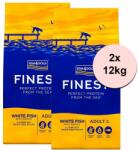 Fish4Dogs FISH4DOGS FINEST White Fish Adult 2 x 12 kg