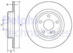 DELPHI Disc frana DELPHI BG4558C (BG4558C) - automobilus