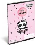 Lizzy Card A/5 kockás füzet 27-32 Panda minta