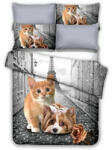  Cicás/Cica és kutya Párizsban mikro ágyneműhuzat (135x200 + 80x80 cm)