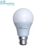 Homeflow Bec LED Wireless Homeflow B-5005, B22, 9W, 806lm, dimabil, lumina calda/ rece, Control de pe telefonul mobil (B-5005)