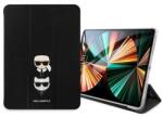 KARL LAGERFELD iPad Pro 11'' 2021 Karl Lagerfeld Saffiano Karl és Choupette Heads tok fekete (KLFC11OKCK)