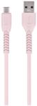  Adatkábel: Maxlife MXUC-04 - USB / Type-C (USB-C) pink adatkábel 1m, 3A