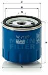 Mann-filter Filtru ulei MANN-FILTER W 712/9 (W 712/9) - automobilus