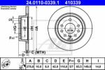 ATE Disc frana ATE 24.0110-0339.1 (24.0110-0339.1)