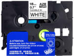 AYMO ID1 Etichete flexibile cabluri compatibile Brother FX-241 18 mm negru alb Aymo ID1 Brother FX241 (AYTZe-FX241)